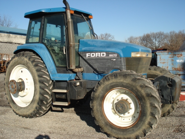 Ford new holland 8670 tractor #9