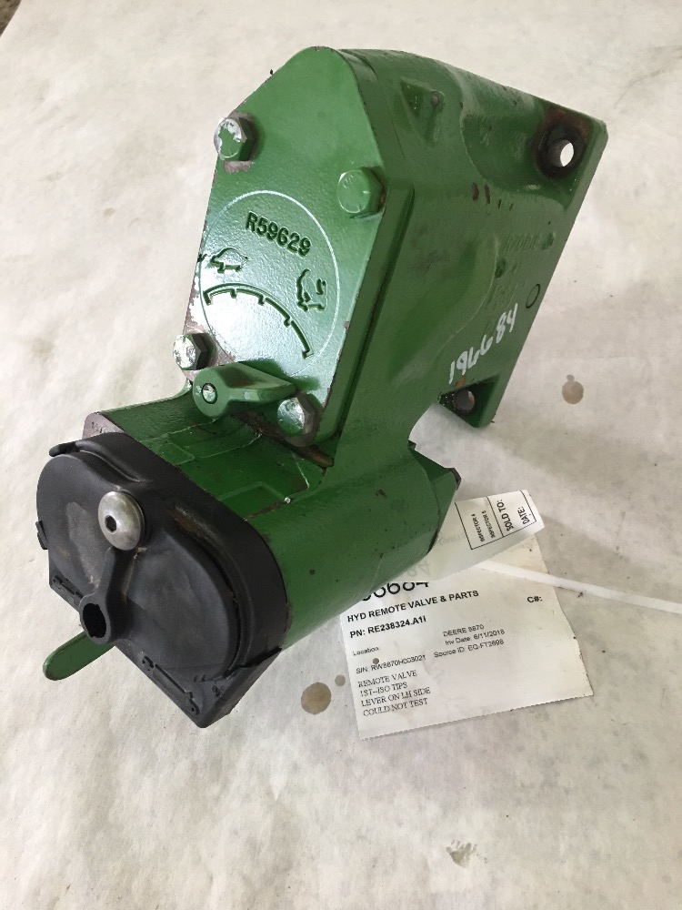 John Deere Hyd Remote Valve & Parts for John Deere 4050, 4055, 4240