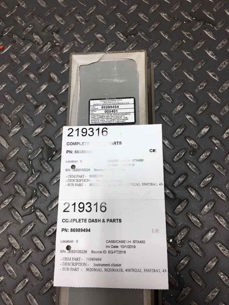 Case IH STX Instrument Cluster